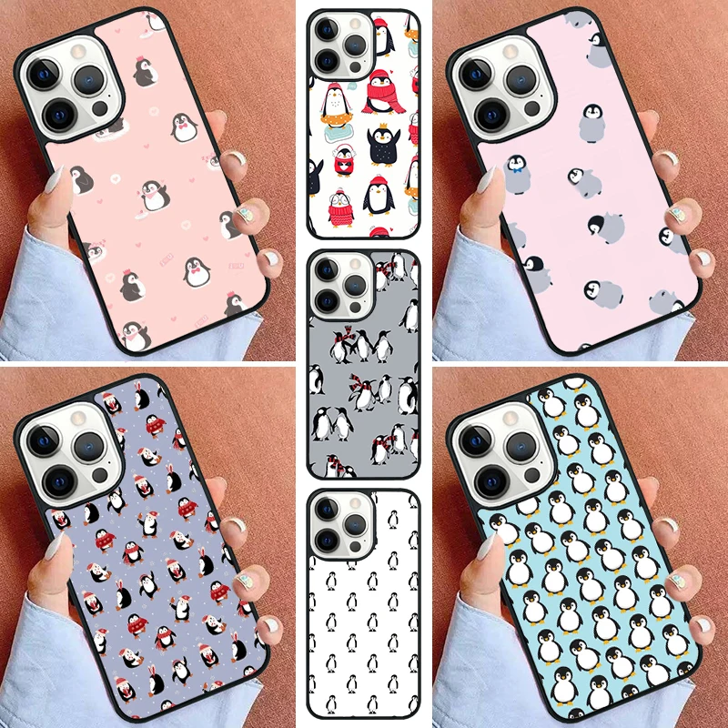 Чехол для телефона с пингвином iPhone 15 14 Pro 11 13 12 Mini X XR XS Max SE 2020 6S 7 8 Plus