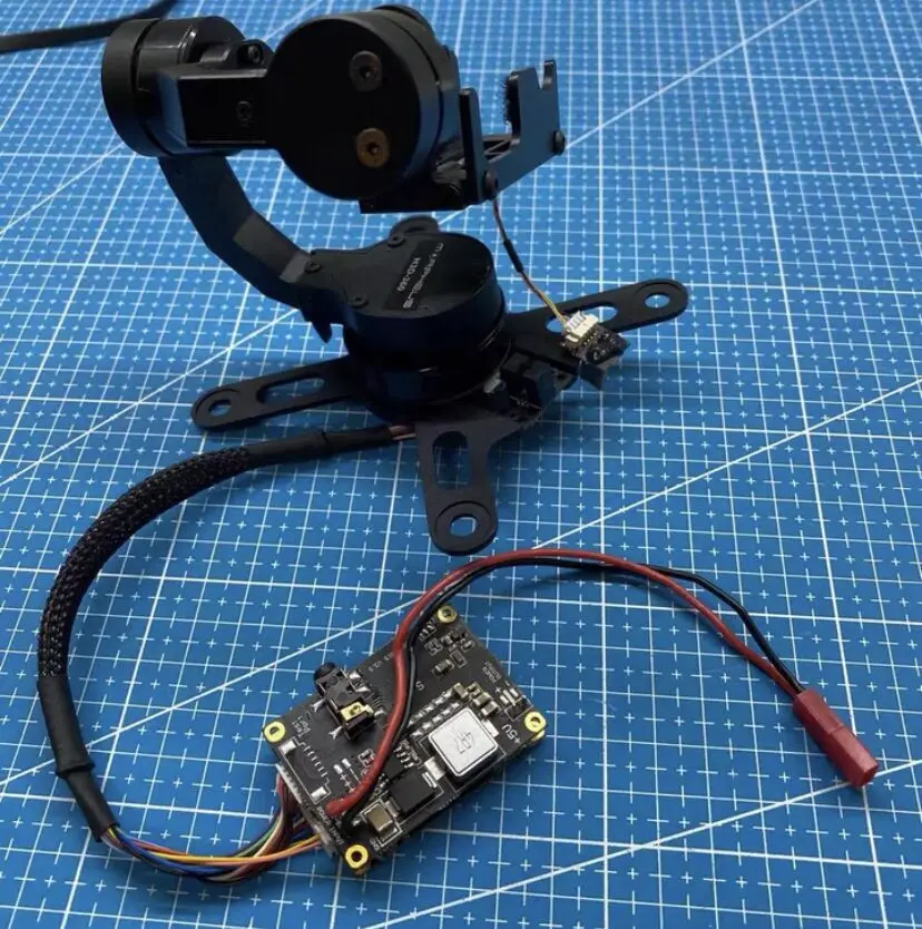 

3D 3 Axis PTZ Gimbal with controller board RTF ready use version for GoPro 3 4 5 sport camera Aerial photography FPV qav racing