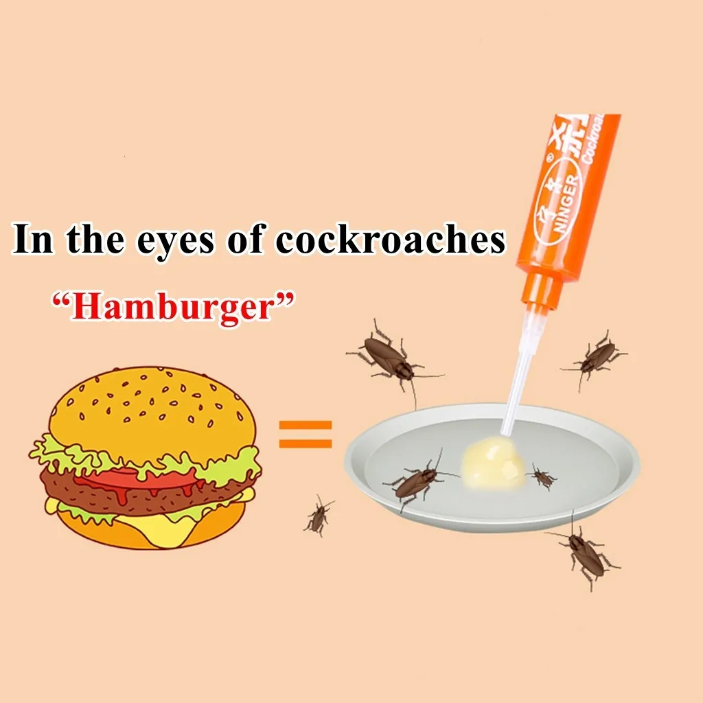 Сильнодействующий эффективный приманка для уничтожения тараканов гель борьбы с