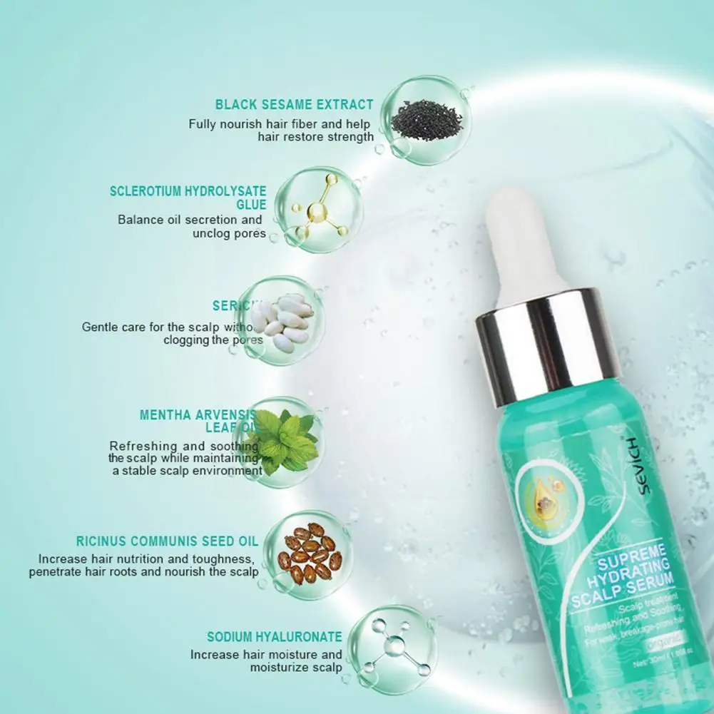 

Сыворотка для восстановления кожи головы от перхоти и отшелушивания, 30 мл