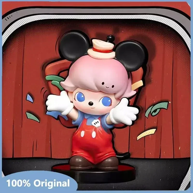 Фото POP MART DIMOO WORLD X Disney Series: Коллекционные фигурки-сюрпризы в закрытых коробках, аниме-фигурки, настольные украшения, подарок-сюрприз №5