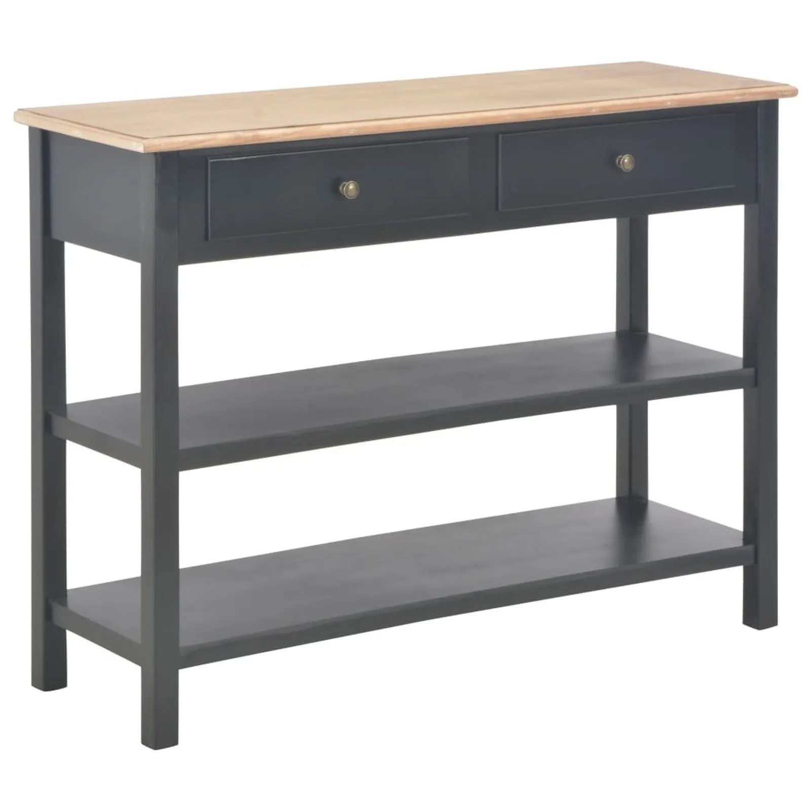 

Sideboard Black 43.3"x13.8"x31.5" MDF