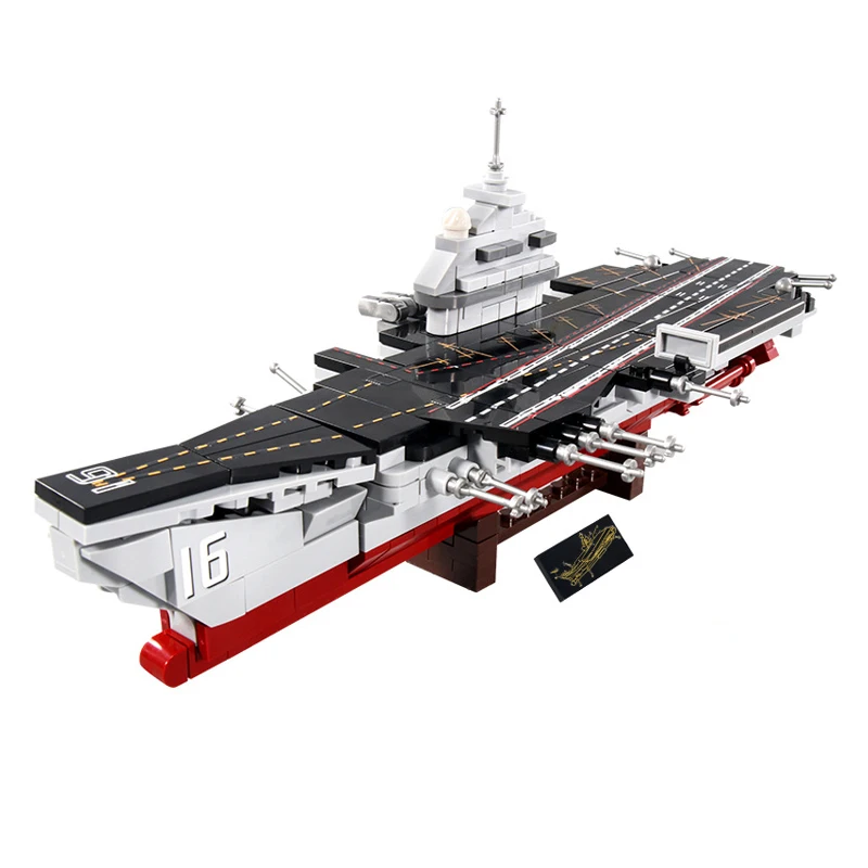

Military Warships Cruiser Ship Building Blocks Set For Boys Navy Weapons Army Boat Plane Soldier Figures Toys Children Gifts