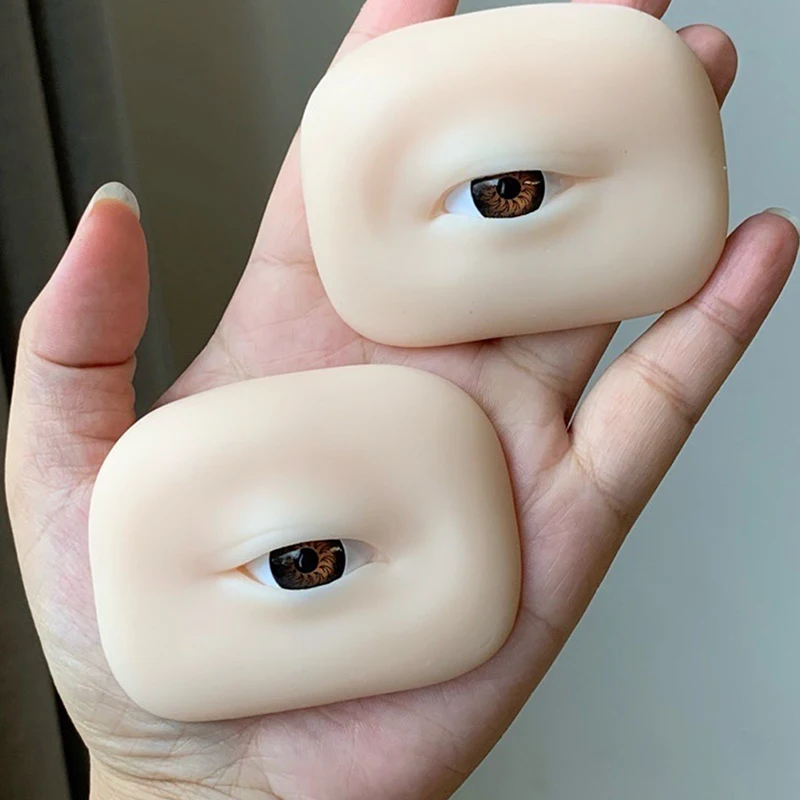 

1PC 5D Silicone Semi-Permanent Tattoo Practice Module Model Liner Eyebrow Eye Suitable For Left And Right Eyes