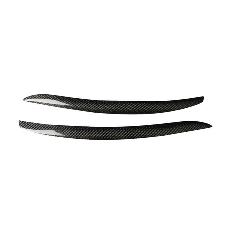 

1 Pair Car Stickers Headlight Lid Eyebrow EyeLids for-BMW E92 E93 335I Model 2006-2012 Carbon Fiber Eyelids Trim Cover