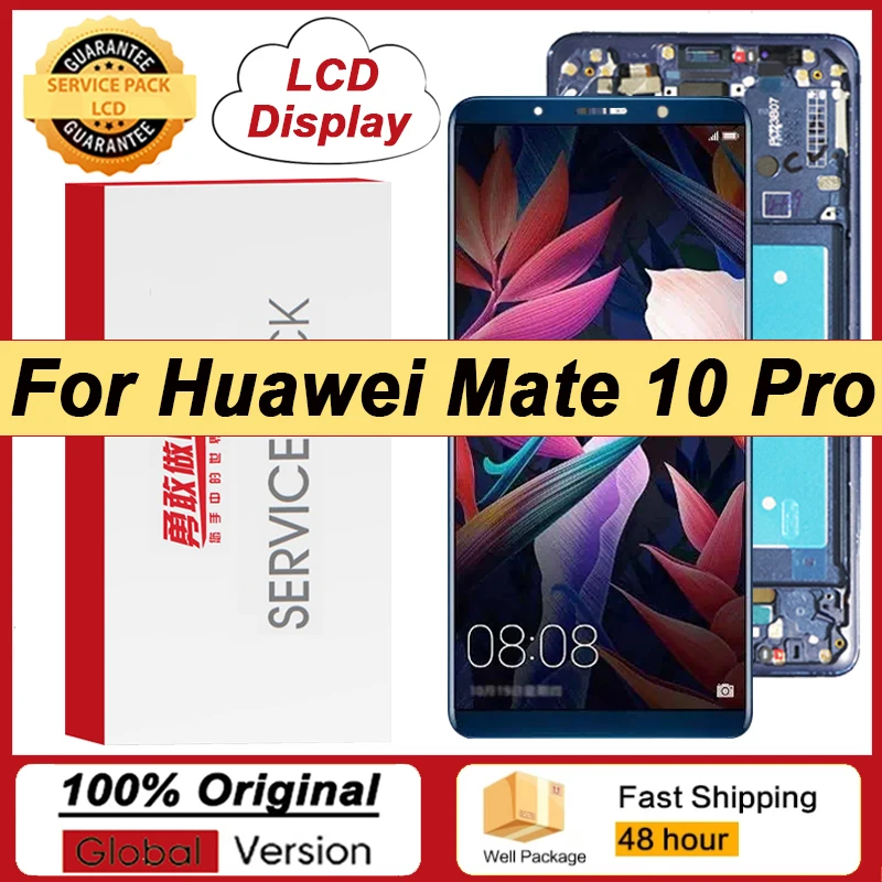 100% Оригинальный 6 0 ''OLED дисплей с рамкой для Huawei Mate 10 Pro BLA-L09 ЖК-дисплей