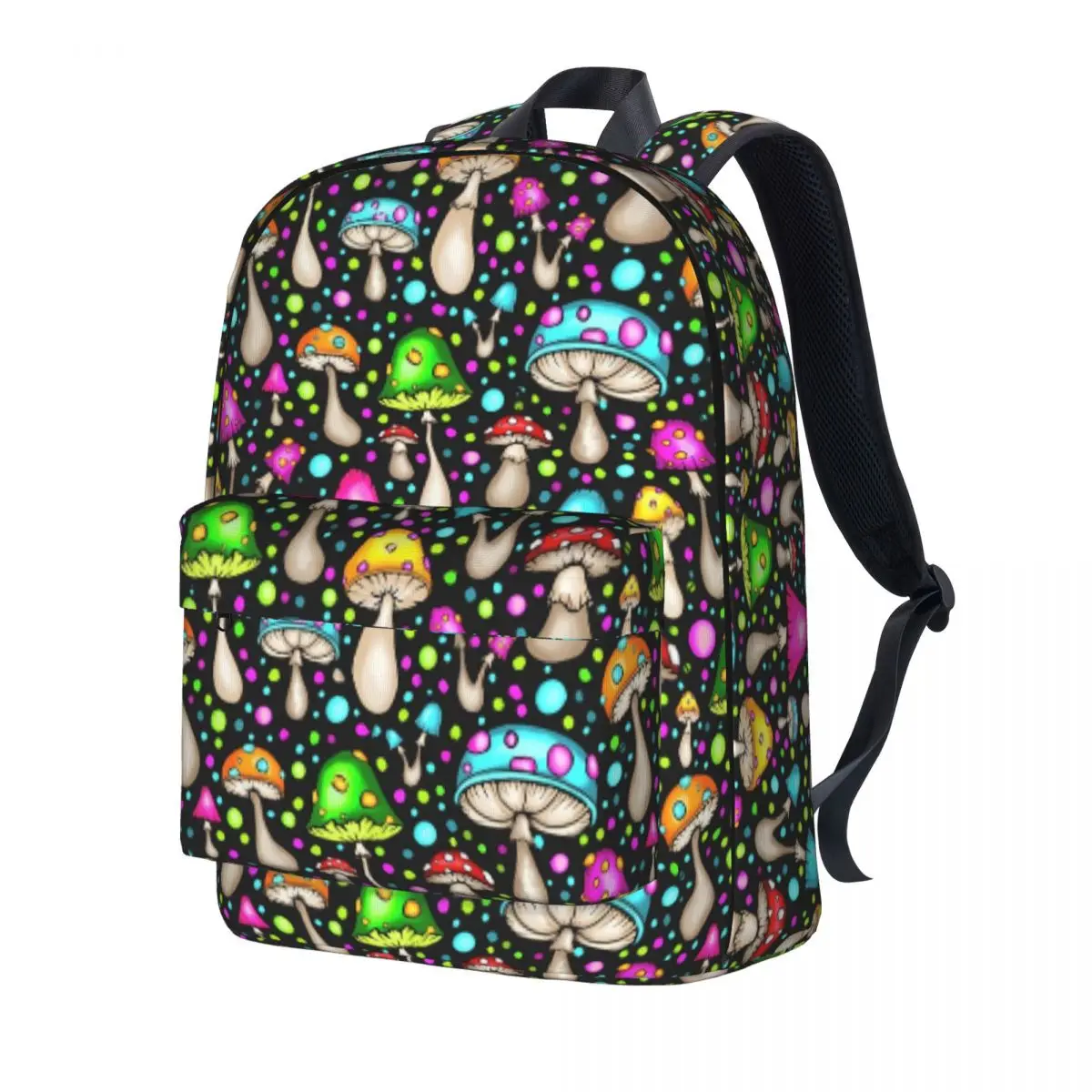 

Рюкзак с волшебными грибами, модные рюкзаки в стиле хиппи с принтом грибов для мальчиков и девочек, дизайнерские сумки для старших классов