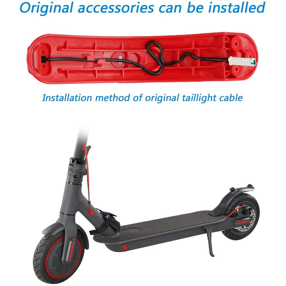 Rear Fender for Xiaomi M365/Pro Electric Scooter Short Ducktail Mudguard Back Wing Taillight For Mijia Mi 1S | Спорт и развлечения