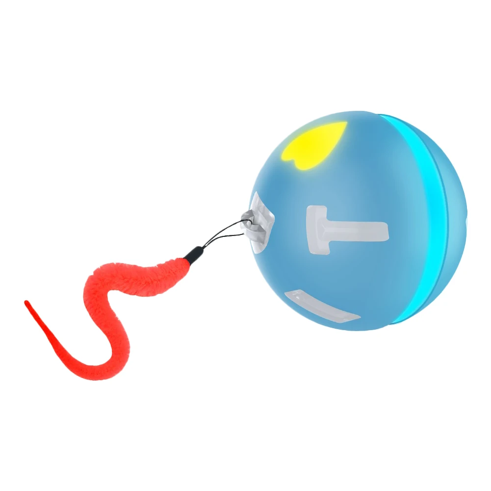 

Creative LED Cat Dog Automatic Light Ball Teaser Pet Rolling Playing Toy with Built-in Sensors Pet Accessories