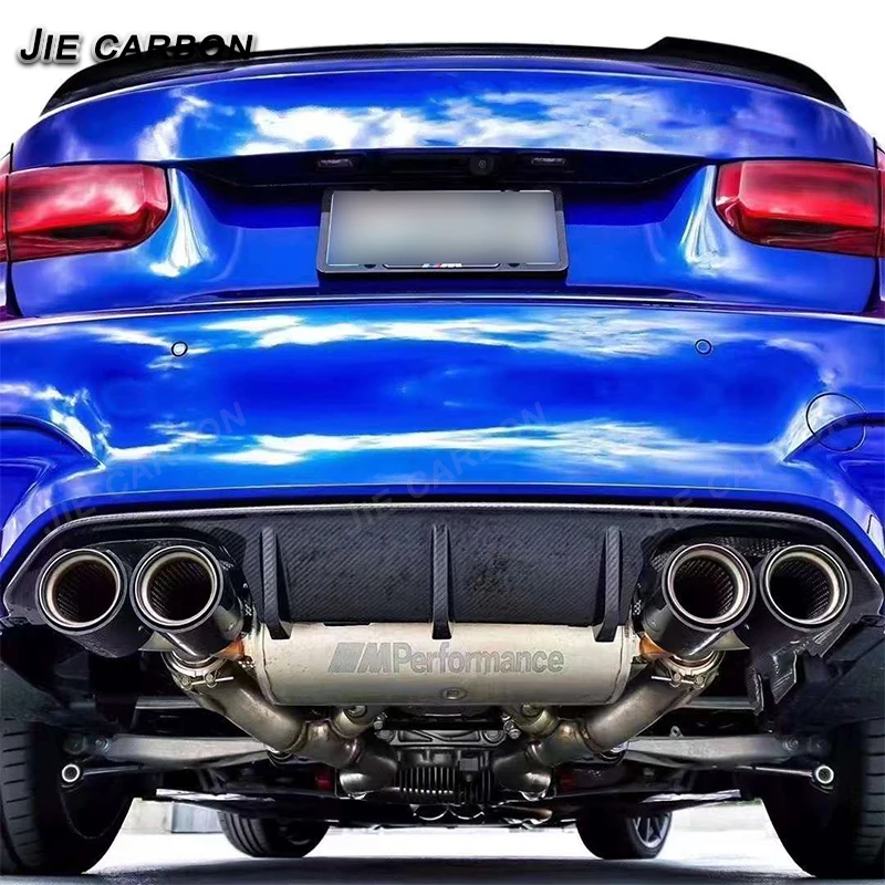 Для BMW M3 F80 M4 F82 F83 MP задний бампер из углеродного волокна диффузор спойлер