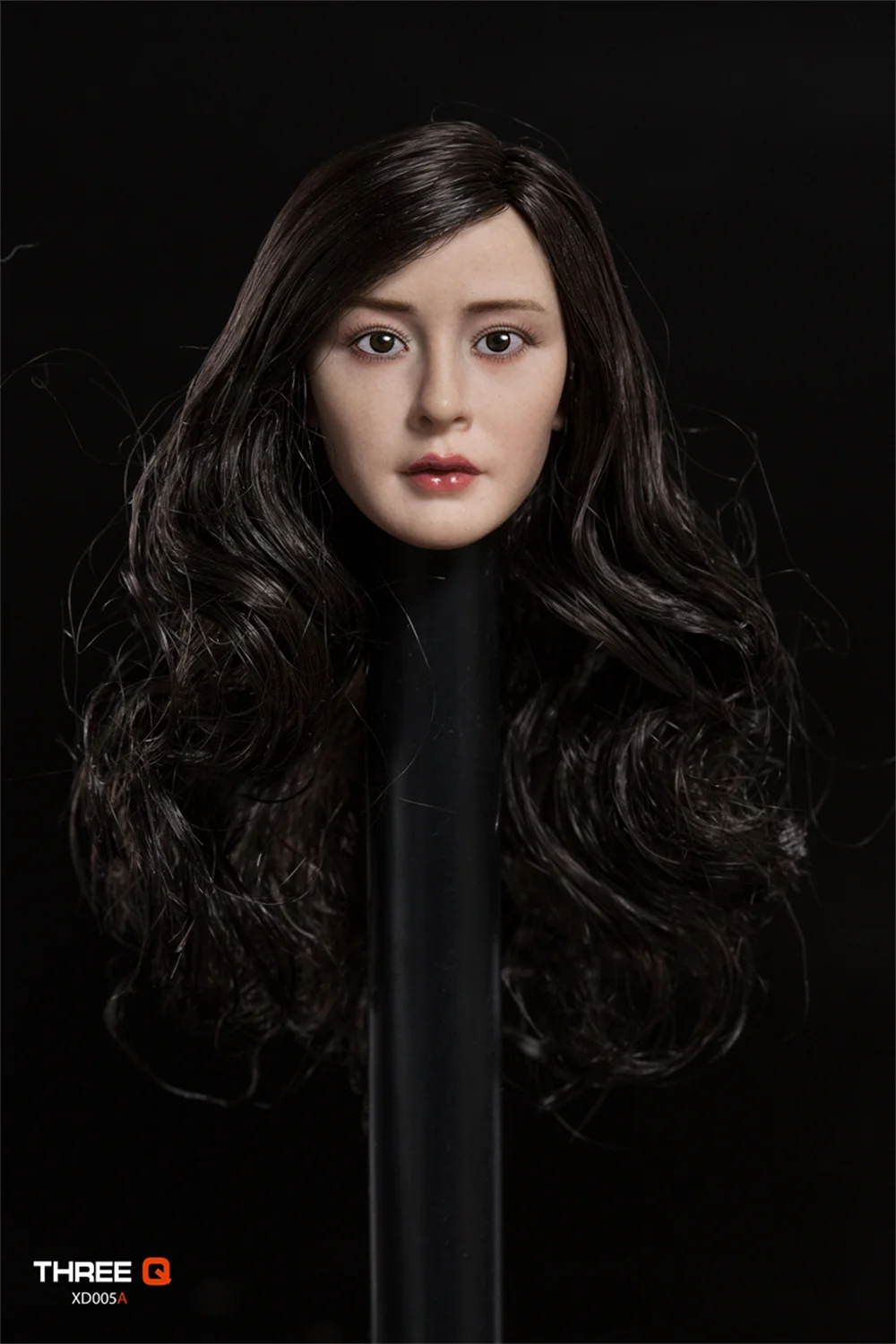 Экшн-фигурки THREEQ XD005A, 1/6, Mimi Yang Mi, азиатская красивая голова, посаженная звезда для волос, 12 дюймов, коллекционные модели игрушек