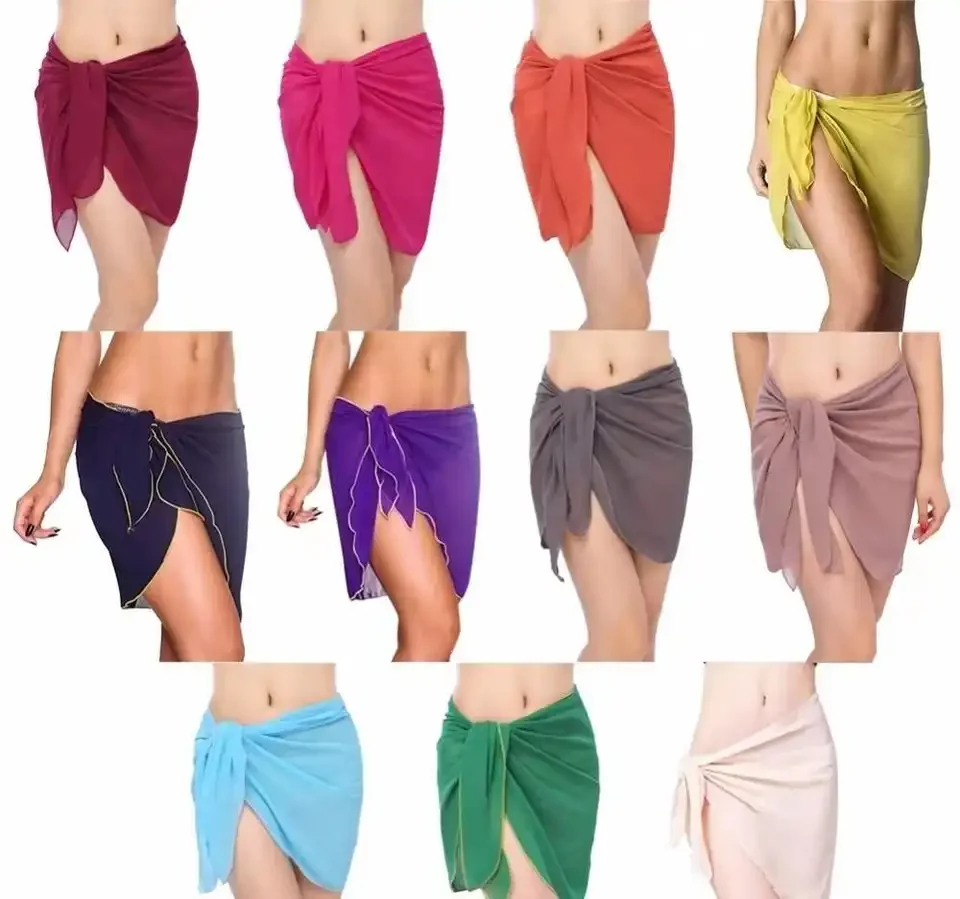 

2023 Trendy Sexy Bikinis Swimwear Best Selling Beach Wraps Cover Up Fashion DESIGN Custom Silk Dress Casual Style