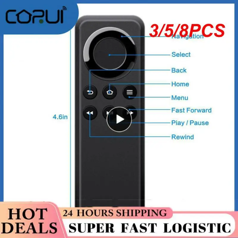 

3/5/8PCS Durable Cv98lm Remote Control Remote Control Fire Tv Stick Box Remote Control Abs bluetooth-compatible Player
