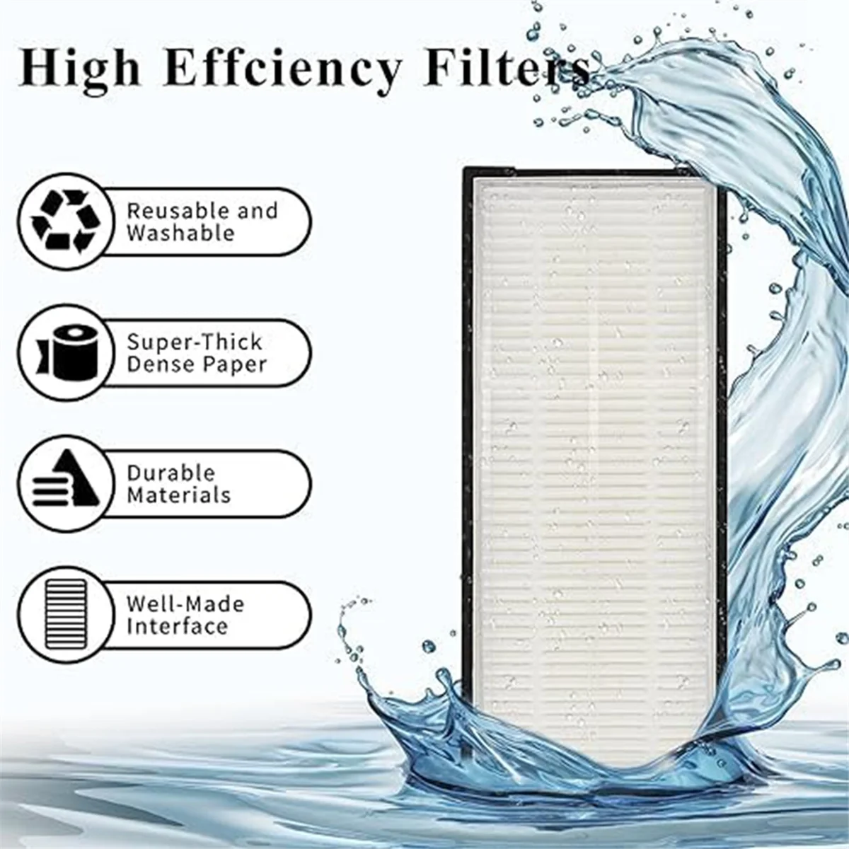 Запасные части совместимые с роботом-пылесосом Roborock Q8 Max + (Q8 Plus) Q5 Pro Pro+ основными