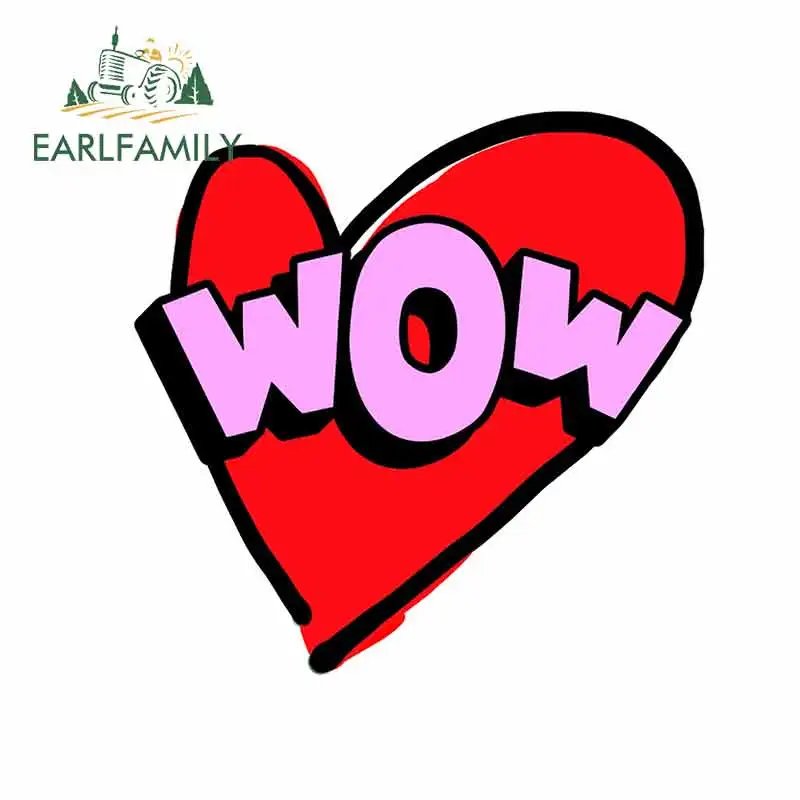 EARLFAMILY 13 см x 13 см для Wow Love мотоциклетная наклейка для автомобиля s 3D забавная индивидуальная креативная наклейка подходит для фургона RV