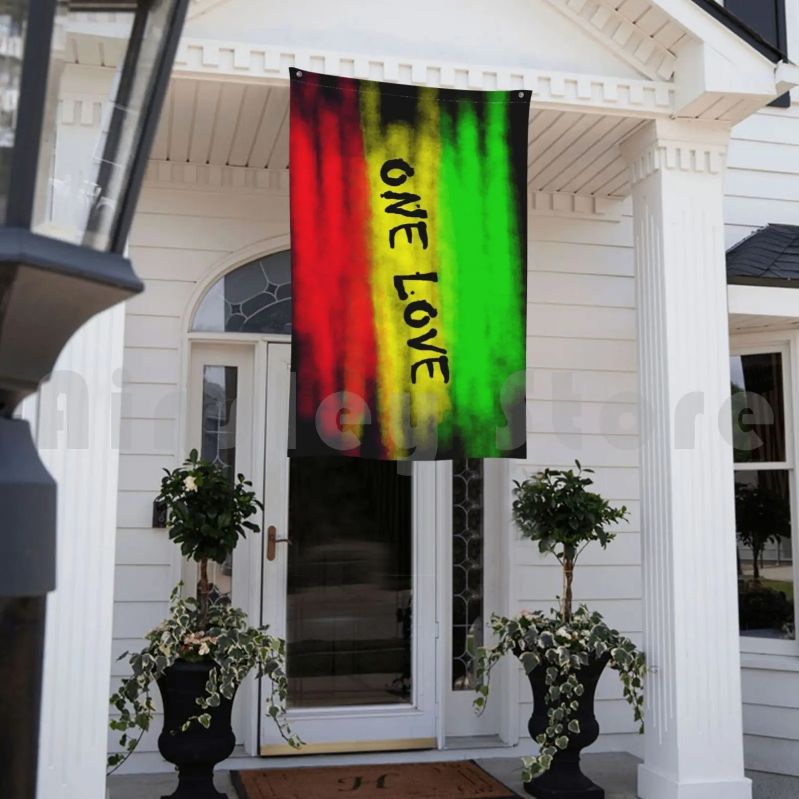 Флаг Автомобильный флаг One Love 1620 Peace Rasta Phish Hip Hop Regae новая популярная летняя музыка