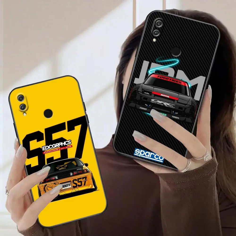 

Funda Case For HUAWEI Honor 9X 9 9I 8 8X 8C Max 7 6 6C 6X 5A 50 20 10 10I NOTE 10 Lite PLAY Pro Case Janpan JDM Drift Sports Car