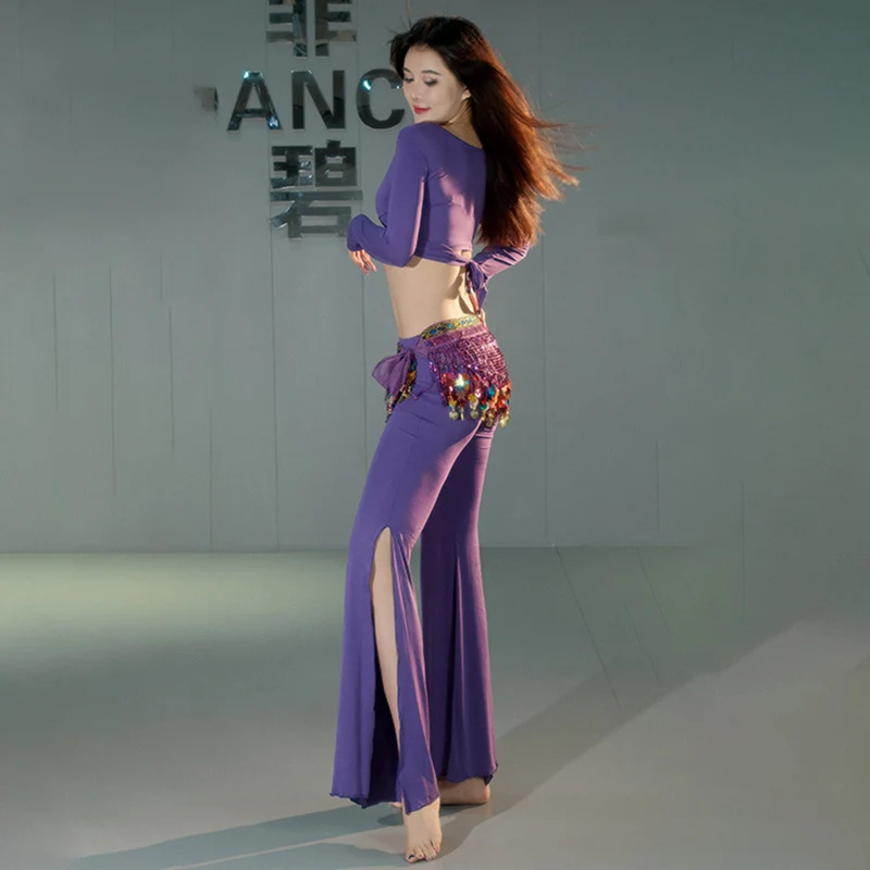 Топ для танца живота комплект-кюлоты без бедра полотенце восточная одежда