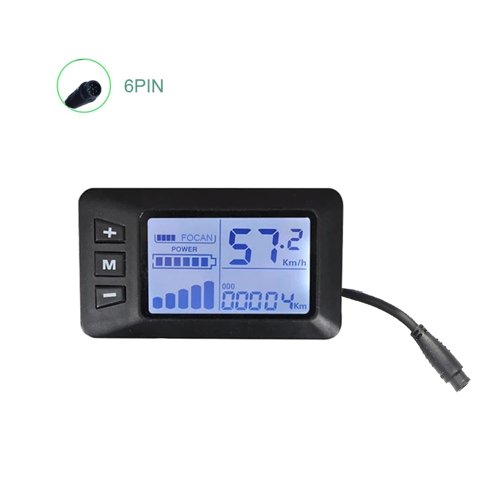 

Запчасти для электрического скутера, Ремонтный G51 ЖК-дисплей с SM водонепроницаемым 5-контактным 6-контактным штекером, аксессуар для электронного велосипеда, дисплей, метры, аксессуары