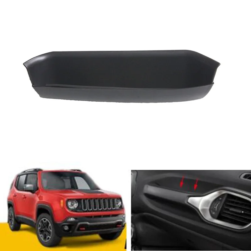 

For Jeep Renegade 2015 2016 2017 2018 2019 2020 2021 Passenger Tray Organizer Grab Handle Storage Box Pocket Car Interior Parts