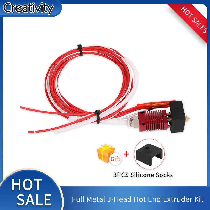 

Полностью металлический J-образный экструдер CR10 12 24 В для экструдера Ender 3/Pro Ender5/Pro CR10/10S Bowden