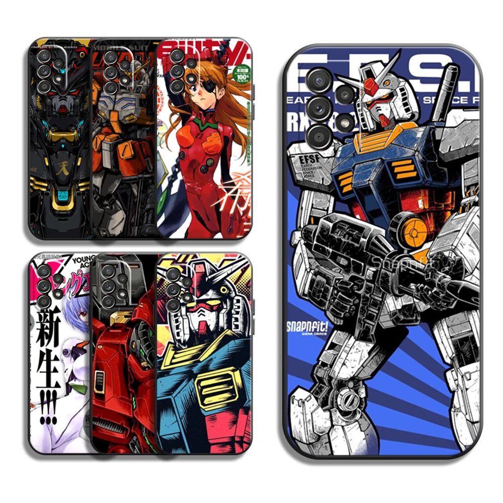 

GUNDAM EVA Japan Phone Cases For Samsung A31 A32 A51 A71 A52 A72 4G 5G A11 A21S A20 A22 4G Funda Back Cover Carcasa