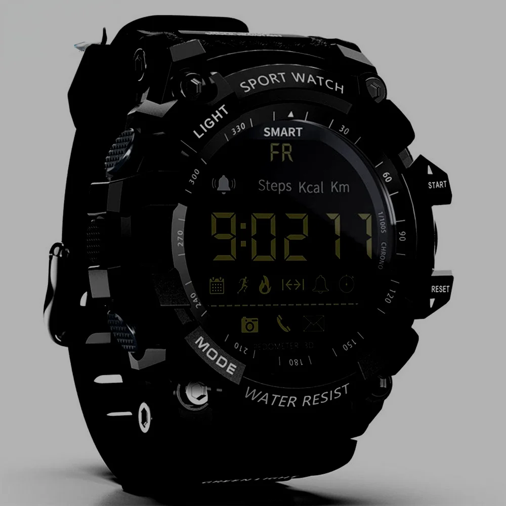 

MK16 Man Watch Men Smartwatch Bluetooth Digital Pedometer Sports Physical Activity Monitor IP67 Free Shippin Wearable Devices