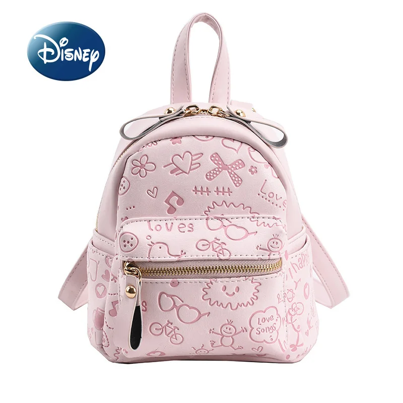 

Модный женский рюкзак Disney 2022, милый мультяшный рюкзак для отдыха и путешествий, высококачественный роскошный брендовый мини-рюкзак для сту...