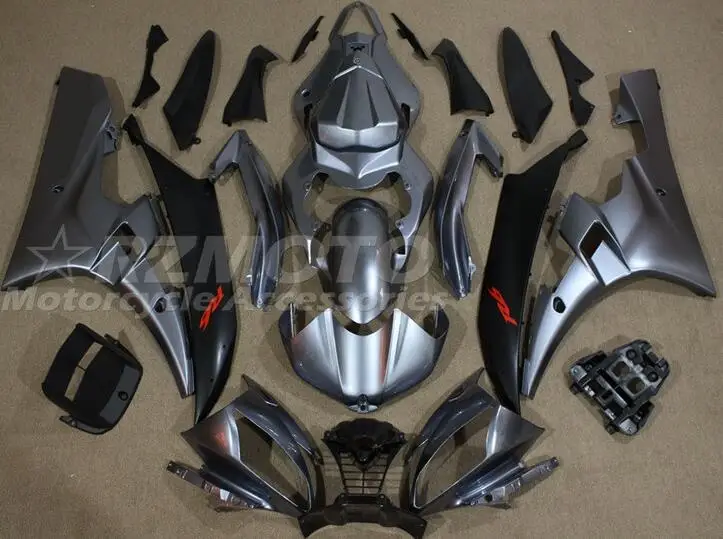 

4Gifts Injection mold New ABS Fairing Kit Fit for YAMAHA YZFR6 06 07 YZF R6 2006 2007 YZF600 yzfr6 06 07 Fairings Set Gray