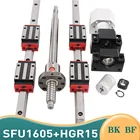 HLTNC 2 серии Track HGR15 + 1 Ball SFU1605 Любая длина + 1 клатч в аварийной ситуации + шариковый винт поддержка BKBF12