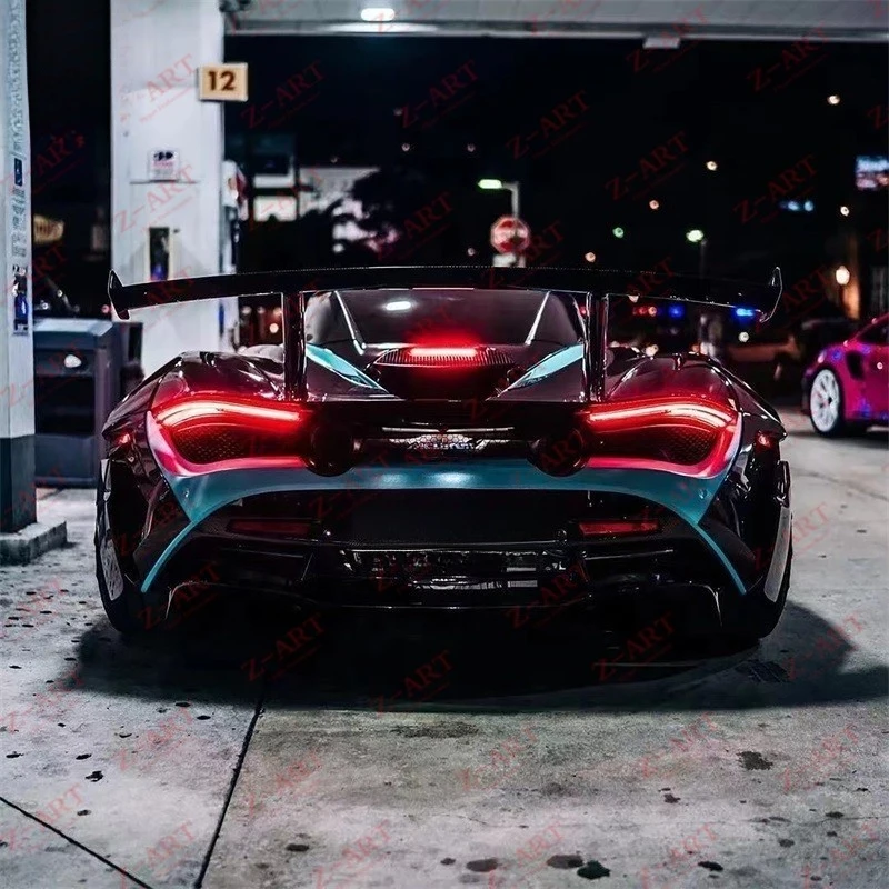 Фото Высококачественный карбоновый задний аэродинамический спойлер для 720S 2017+ – аксессуары для модификации экстерьера автомобиля №4