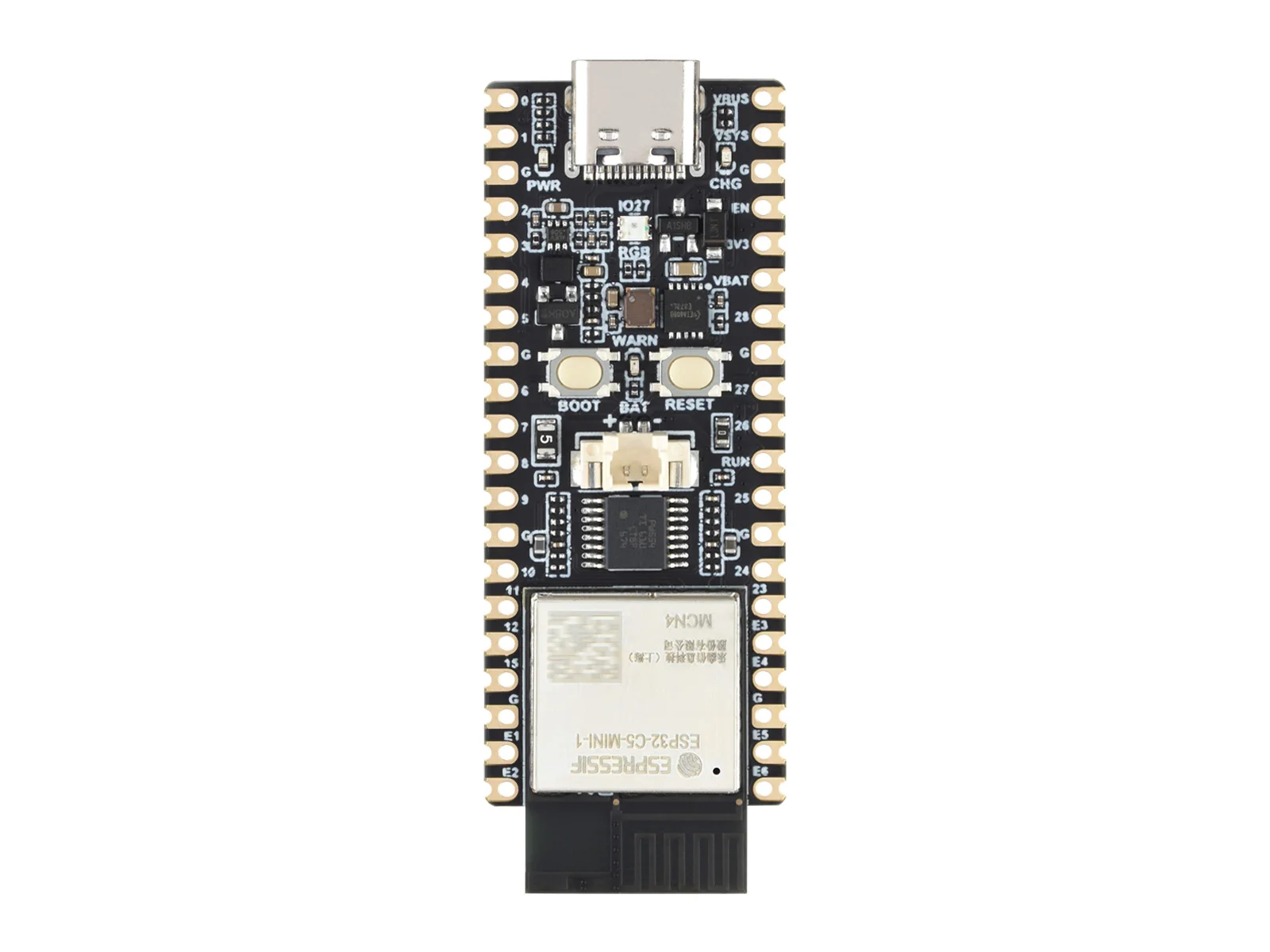 Фото Плата разработки Waveshare ESP32-C5 с двухдиапазонным Wi-Fi 6, одноядерный процессор 240 МГц, встроенный модуль серии ESP32-C5-MINI-1. №4