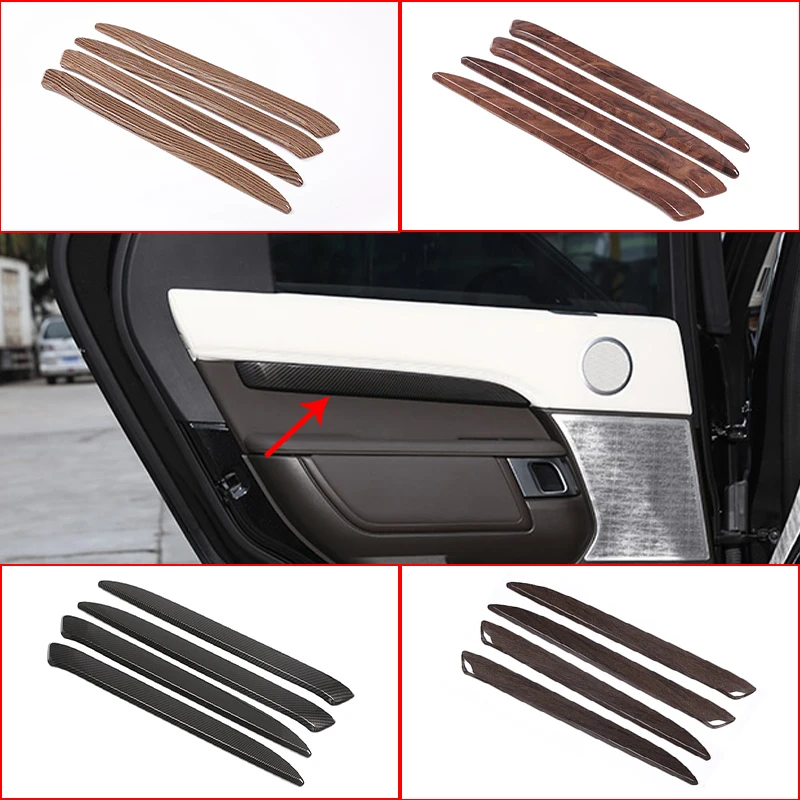 

Carbon Fiber Style For Land Rover Discovery 5 Lr5 L462 2017 -2020 Abs Car Inner Door Decoration Strip Trims Cover Auto Accessori