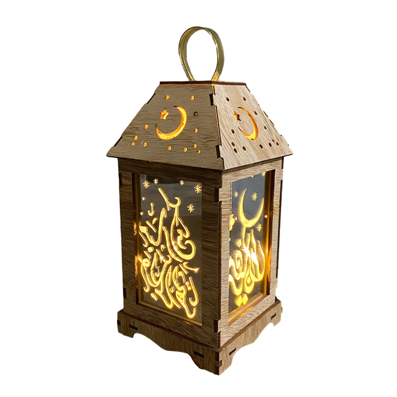 

Led Eid Mubarak Decor Ornament Light Wooden Eid Kareem Ramadan Decor For Home Ramadan Mubarak Eid Al Adha Islamic Muslim Party