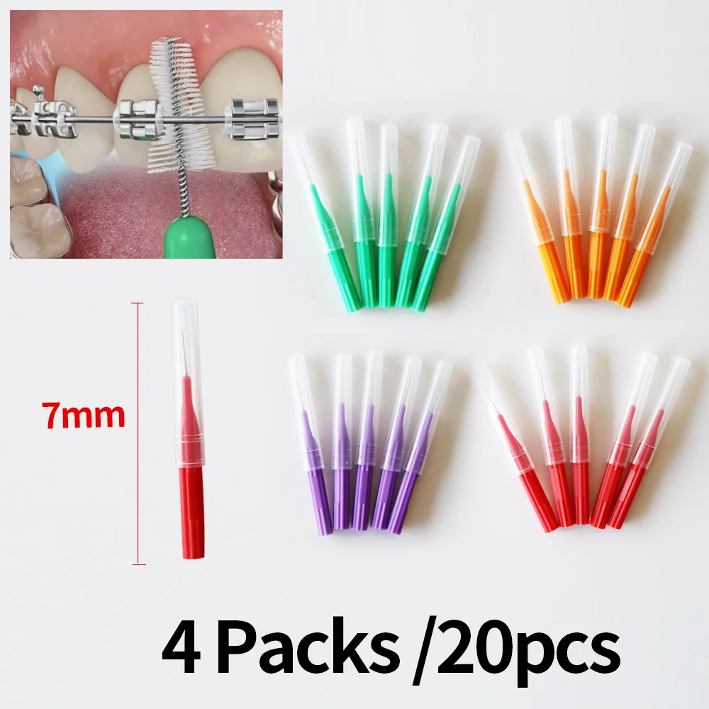 

4Packs 20Pcs Special Interdental Brush