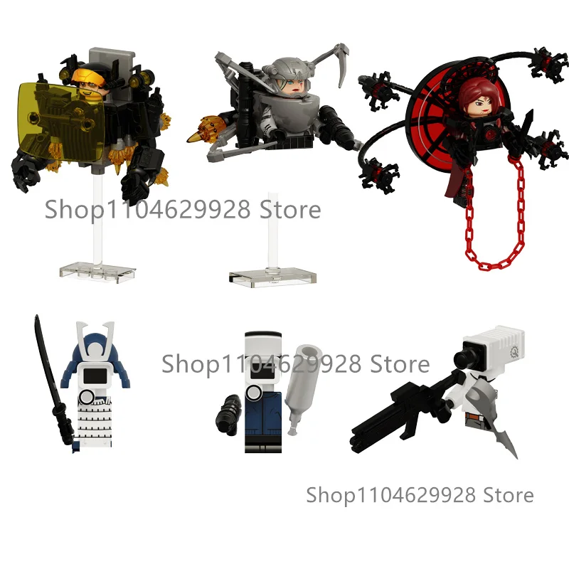 Фото Новые фигурки KDL DJ Upgrade War-Damaged Skibidi Toilet Man, аниме-блоки, игрушки TvMan Titan Bricks, модель, подарок на день рождения. №5