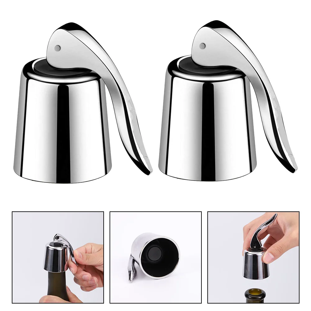 

2pcs Household Bottle Plug Restaurant Stopper Accessories