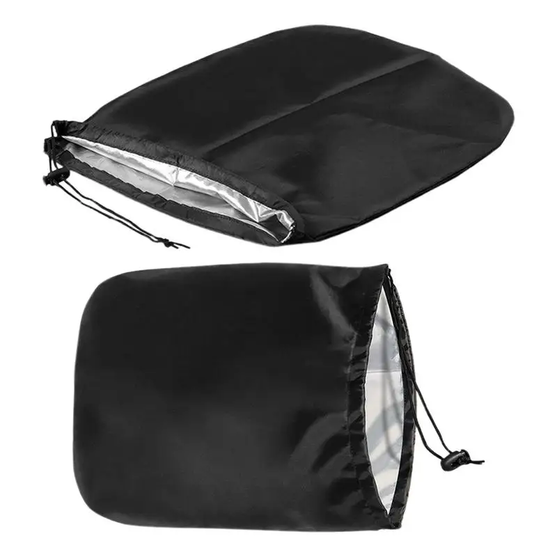 

2 шт., снежный чехол для зеркала заднего вида, зимняя защита для левого и правого зеркала, ткань Оксфорд, пылезащитный чехол для замораживания снега, автомобильные аксессуары