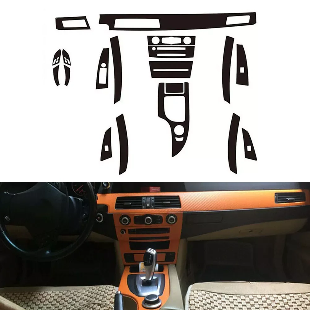 

Waterproof Car Stickers Carbon Fiber Easy Installation For BMW 5 Series E60 Molding Sticker Decals