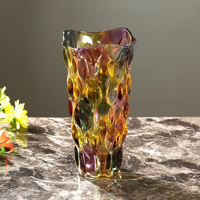 

Скандинавская современная стеклянная ваза для цветов, свежие цветы, сушеные цветы, гидропонное украшение для дома, украшение для гостиной