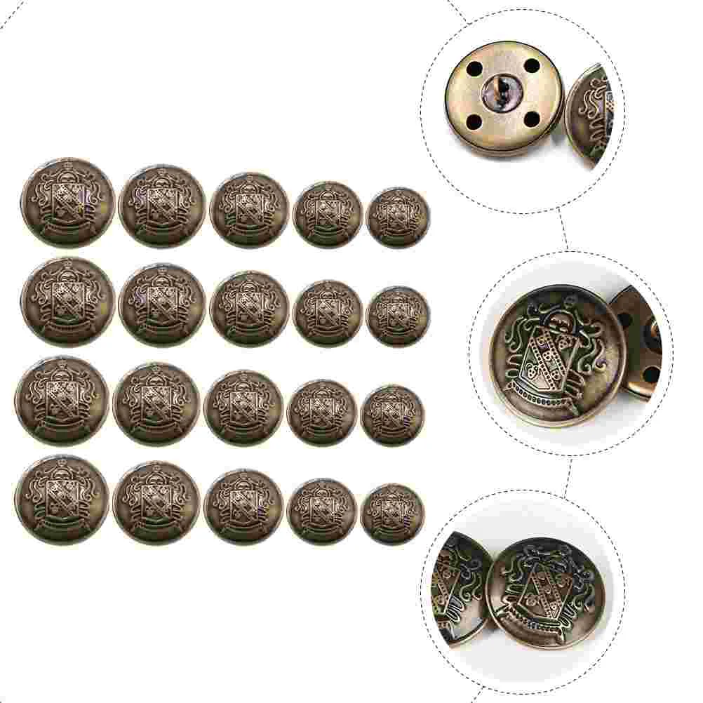 50 шт. винтажные пуговицы для одежды латунные швейные рубашки замена декоративных