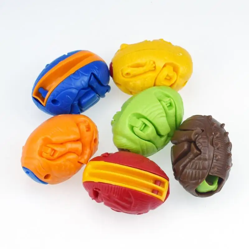 

Mini Variant Dinosaur Egg Toy Animals Deformation Torsion Toch Cartoon Children's Toy Blind Box Experience 12 Color Random Hair