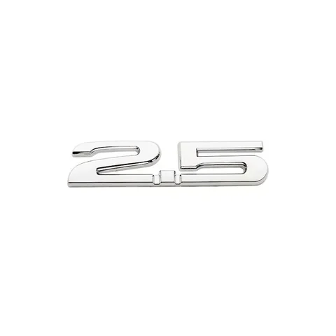 Металлическая 3d-эмблема для крыла автомобиля, 2,0, 2,5 букв, значок-наклейка для заднего багажника Mazda 3 6 Axela CX5 CX7 MX5, хромированные Черные Аксессуары