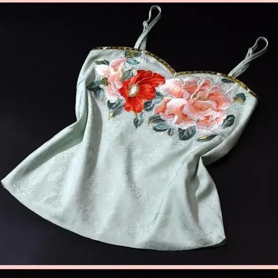 Китайская традиционная атласная жаккардовая вышитая кофта Hanfu 5 цветов женская