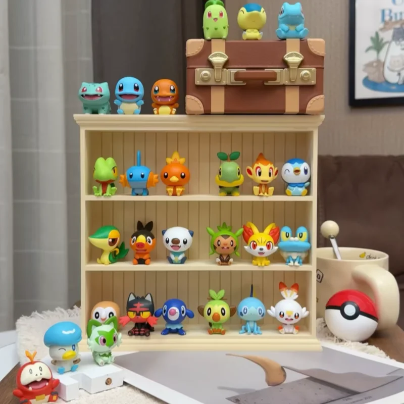 Фото Коллекционная фигурка Funism Pokemon к 30-летию: Слепая коробка-сюрприз, Покебол, настольное украшение для взрослых коллекционеров №4