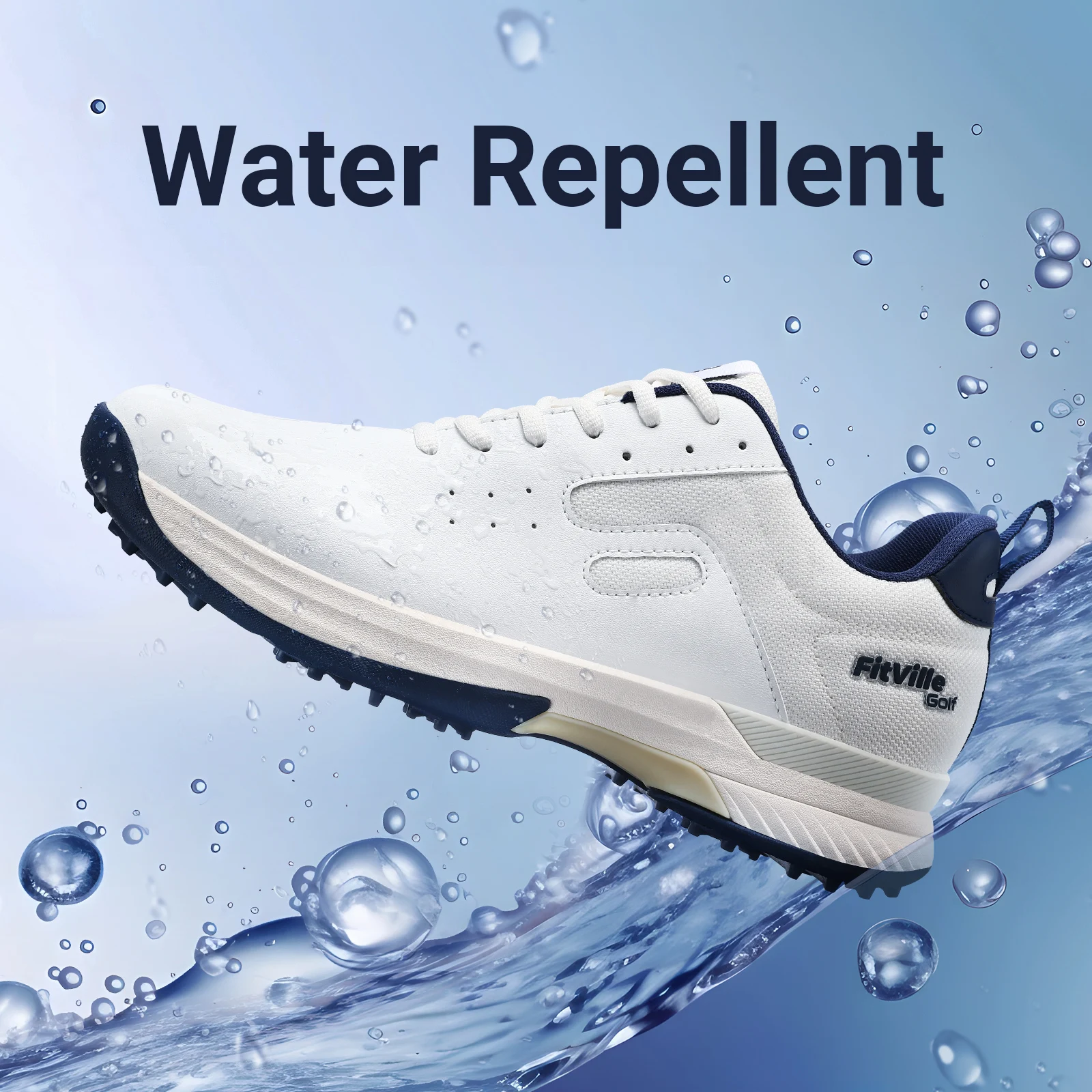 Обувь для гольфа FitVille Мужская Нескользящая износостойкая Удобная