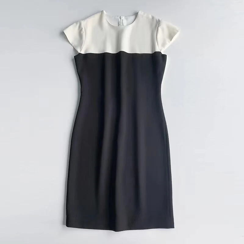 

Черно-белая сочетающаяся тонкая ткань для платья мягкая, удобная и нежная Новинка лета 2023