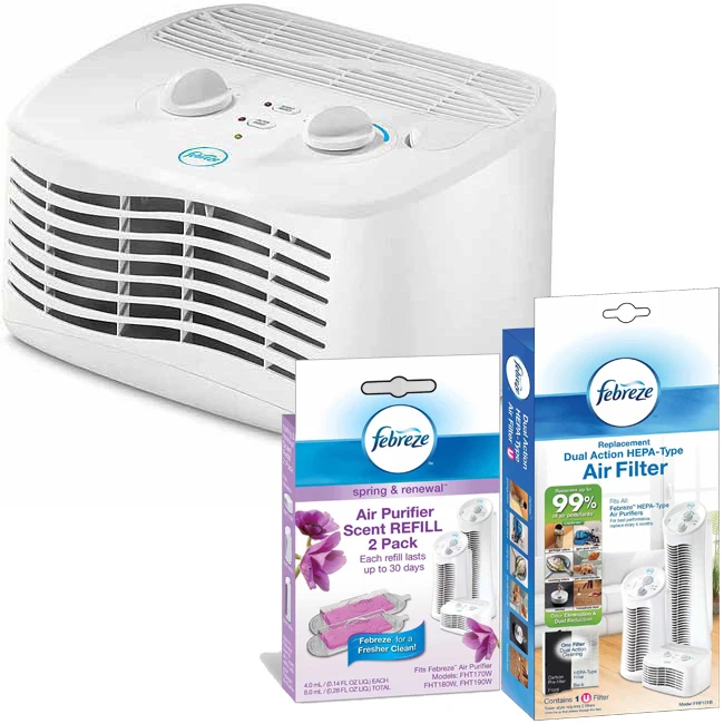 

Tabletop Air Purifier with Scent Cartridge and Filter Value Bundle