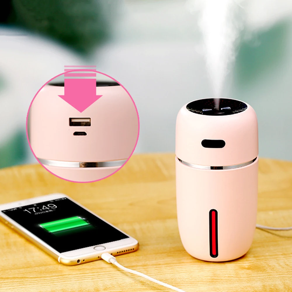 

Mini USB Air Humidifier Car Purifier Aroma Oil Diffuser Steam Mist Maker Home Office Fogger Mist Maker Atomizer Aromatherapy