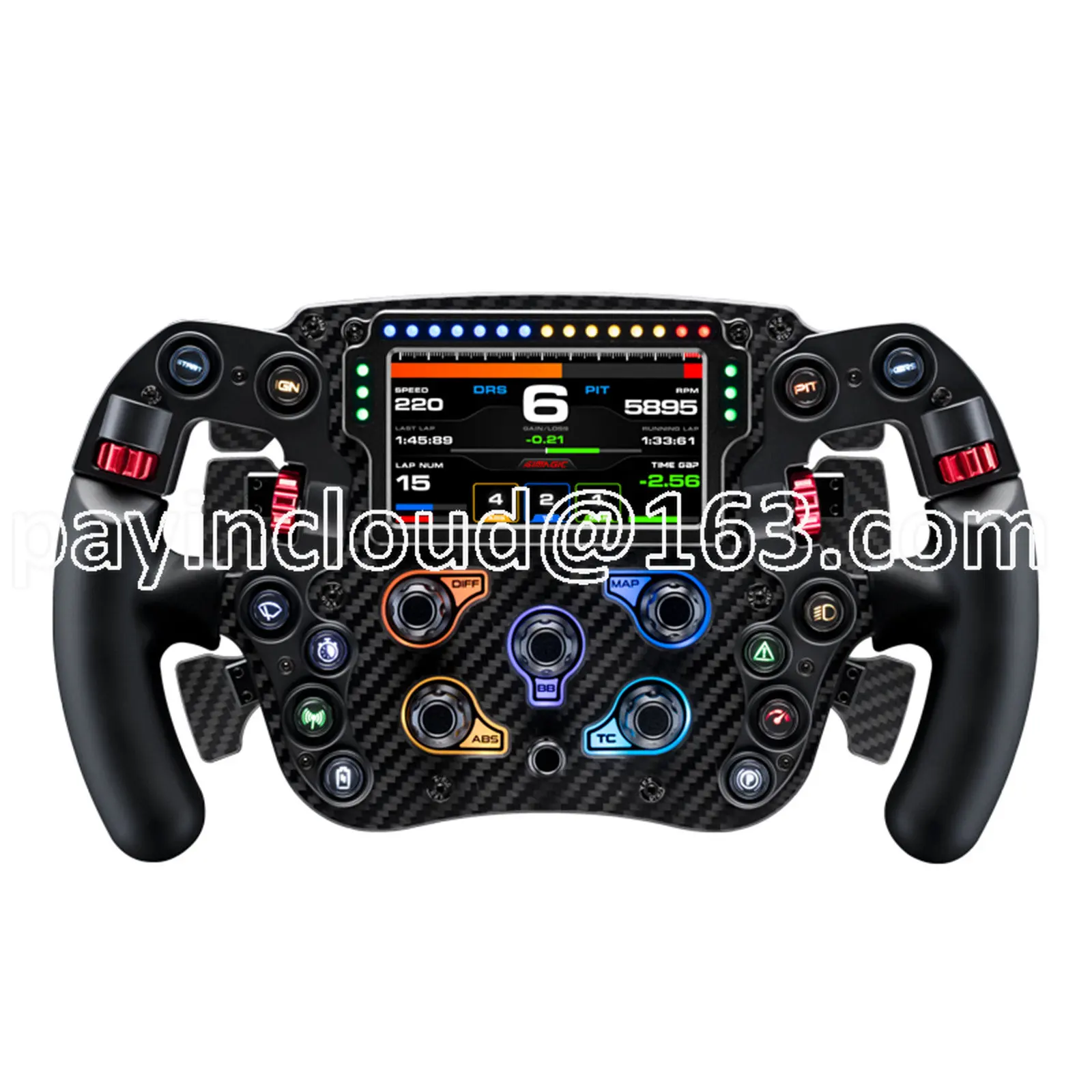 

Simagic FX PRO Equation Carbon Fiber Steering Wheel F1 Racing Simulator Game Steering Wheel